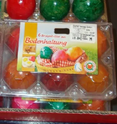 Bild: Gefärbte Ostereier: Tierschutz beachten!