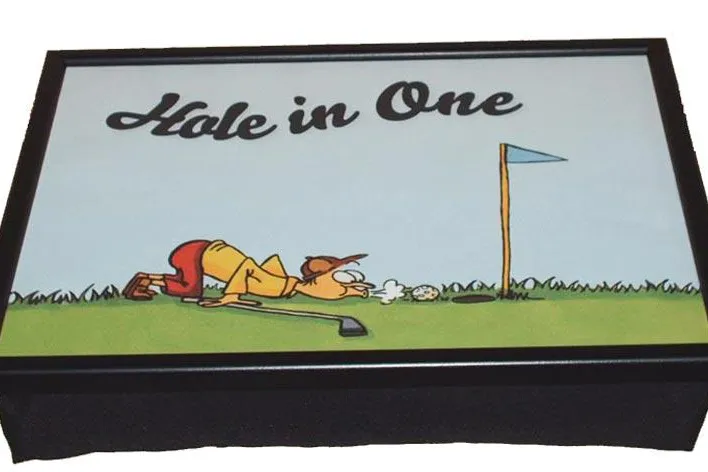 Bild: Ein Knietablett als Geschenk für Freude des Golf Sports