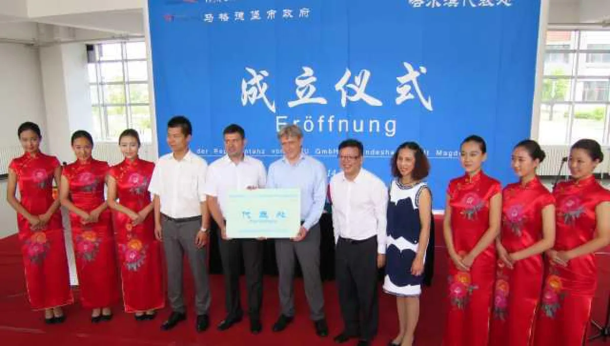 Magdeburg: Repräsentanzeröffnung 2014 in Harbin
