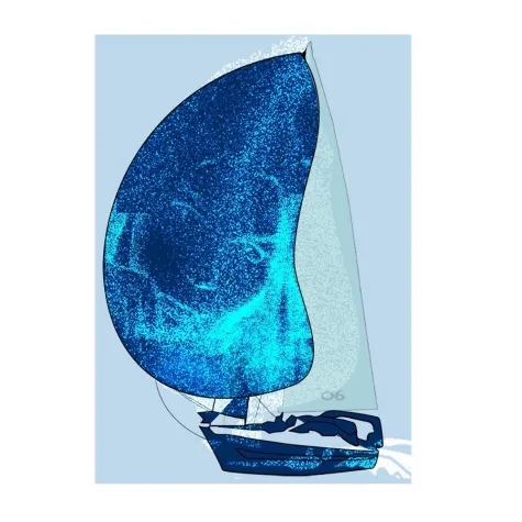 Farbkunst auf Segeln Bild: Farbkunst auf Segeln
