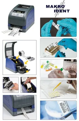 Bild: Einfaches Kennzeichnen mit dem Labor-Etikettendrucker i3300