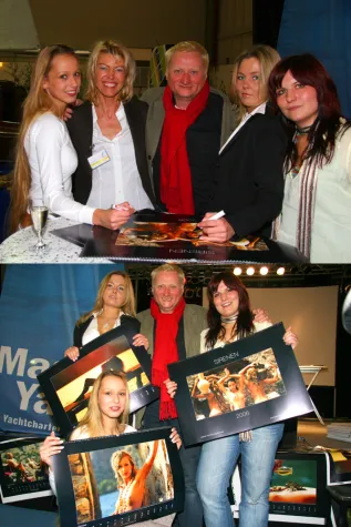 Bild: Lifestyle und Erotik auf der Boot & Fun in Berlin - Präsentation Master Yachting Kalender