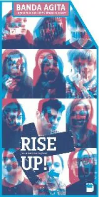 Bild: Uraufführung "Rise up! Wie weit würdest du gehen?" von und mit dem GRIPS-Jugendclub BANDA AGITA