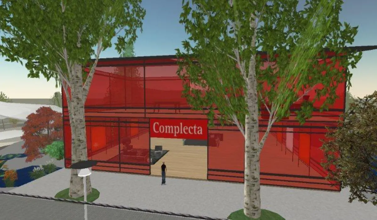 Zur Zeit wird am Office der ersten Schweizer PR-Agentur in Second Life gearbeitet.