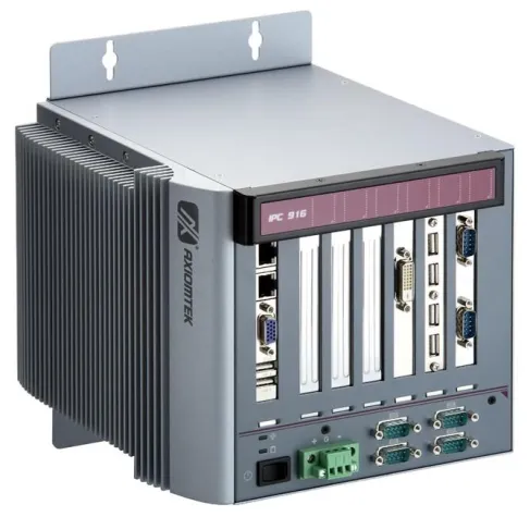 Lüfterlos, Kompakt, mit 6 PCI Slots: IPC916-211-FL von AXIOMTEK Bild: Lüfterlos, Kompakt, mit 6 PCI Slots: IPC916-211-FL von AXIOMTEK