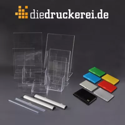 Bild: Drucksachen und Zubehör aus einer Hand im Onlineshop diedruckerei.de