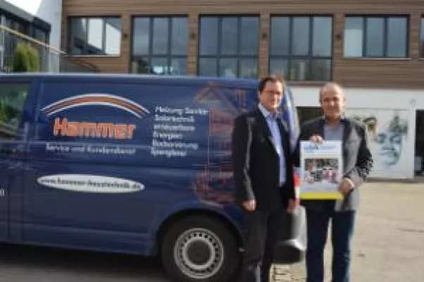 Auszeichnung der Firma Hammer Haustechnik aus Prittriching mit dem DAA-Siegel Bild: Auszeichnung der Firma Hammer Haustechnik aus Prittriching mit dem DAA-Siegel