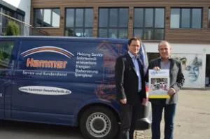 Auszeichnung der Firma Hammer Haustechnik aus Prittriching mit dem DAA-Siegel Bild: Auszeichnung der Firma Hammer Haustechnik aus Prittriching mit dem DAA-Siegel