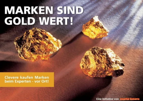 Bild: Start der vierten 'markt intern'- Markenkampagne! – Marken sind Gold wert