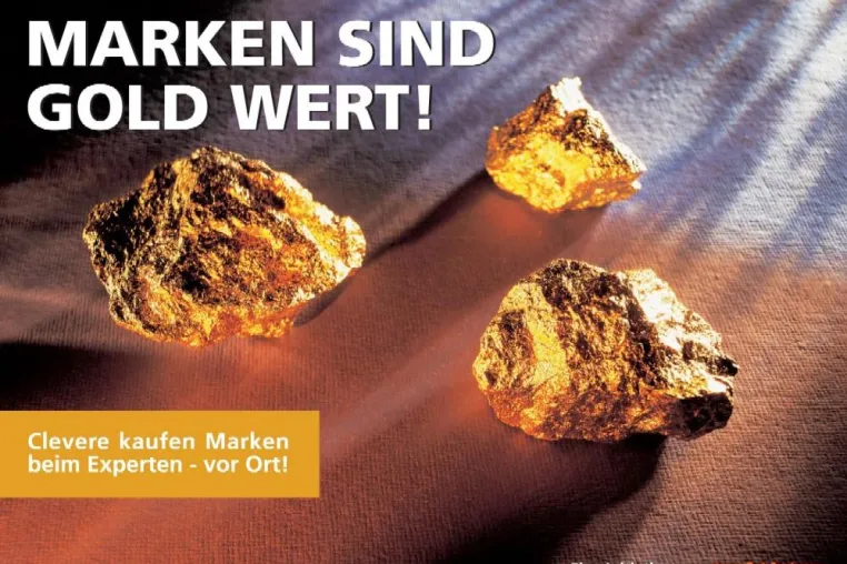 Start der vierten 'markt intern'- Markenkampagne! – Marken sind Gold wert Bild: Start der vierten 'markt intern'- Markenkampagne! – Marken sind Gold wert