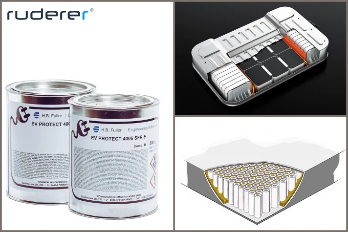 Bild: Aktuelle Klebetrends in der Batterie-Konstruktion: Modern Battery Solutions - Batterieschaum gegen Akku-Brand