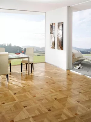 Bild: RUDDA Design-Parkettböden mit grafischer Raffinesse