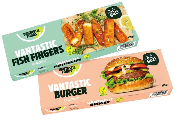 Der Doppelpack für veganen Genuss: Vantastic Foods launcht Vantastic Burger und Vantastic Fish Fingers Bild: Der Doppelpack für veganen Genuss: Vantastic Foods launcht Vantastic Burger und Vantastic Fish Fingers