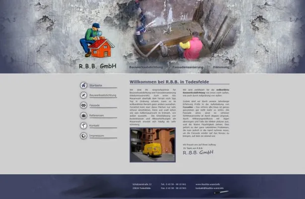 Bild: Feuchte Wand? Was tun? Internetseite statt nerviger Erklärungen am Telefon