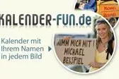 Bild: Kalender-Fun - der Kalender-Spaß im Internet und die außergewöhnliche Geschenkidee für Weihnachten