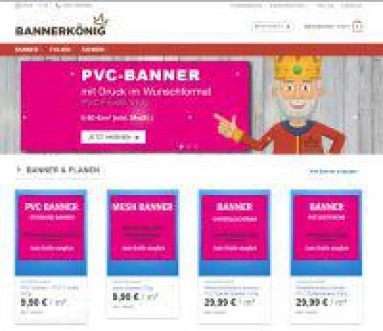 Zahlreiche Neuerungen bei BANNERKÖNIG Bild: Zahlreiche Neuerungen bei BANNERKÖNIG