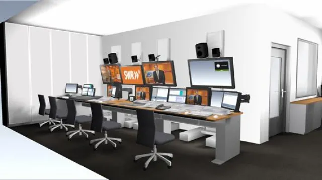 Bild: SWR beauftragt MCI mit einem weiteren Vergabepaket, dem Ausbau der Studios im neuen Funkhaus Stuttgart