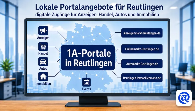 Bild: Reutlingen erhält mit 1A-Portale.de zentrale Einstiege für lokale Angebote und Handel