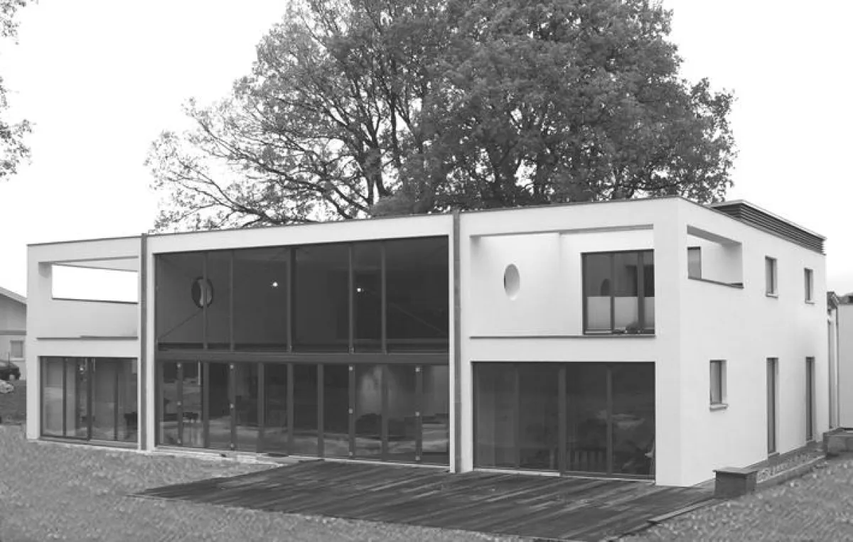 Großzügige Stadtvilla im Passivhausstandard, die am 3. Tag des Passivhauses zu besichtigen sein werden.