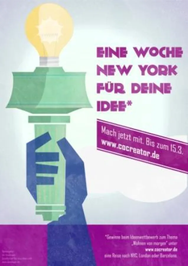 Open Innovation Wettbewerb gestartet: Wie werden wir morgen wohnen? Gewinne eine Woche NYC!