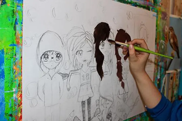 Bild: 6 Sommerferien-Malkurse 2017 - Malschule Friedenau Berlin