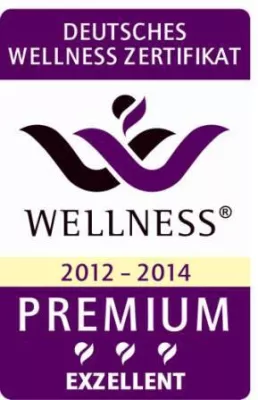 Prädikat "EXZELLENT" vom Deutschen Wellness Verband für das Sporthotel Stock Bild: Prädikat "EXZELLENT" vom Deutschen Wellness Verband für das Sporthotel Stock
