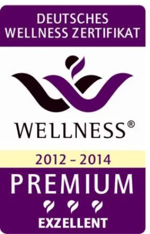 Prädikat "EXZELLENT" vom Deutschen Wellness Verband für das Sporthotel Stock Bild: Prädikat "EXZELLENT" vom Deutschen Wellness Verband für das Sporthotel Stock
