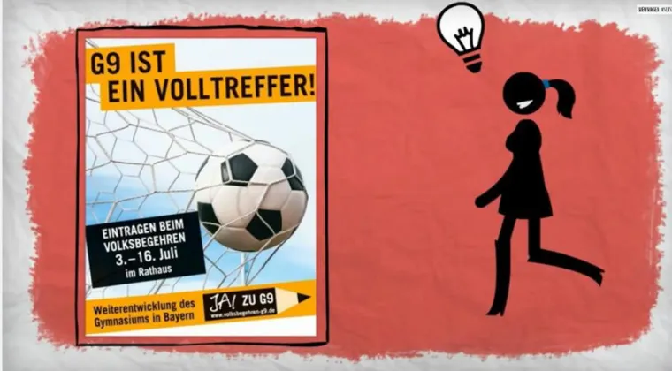 Bild: Volksbegehren G9 - jetzt eintragen