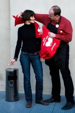 Bild: Gerüstet für den Rausschmiss