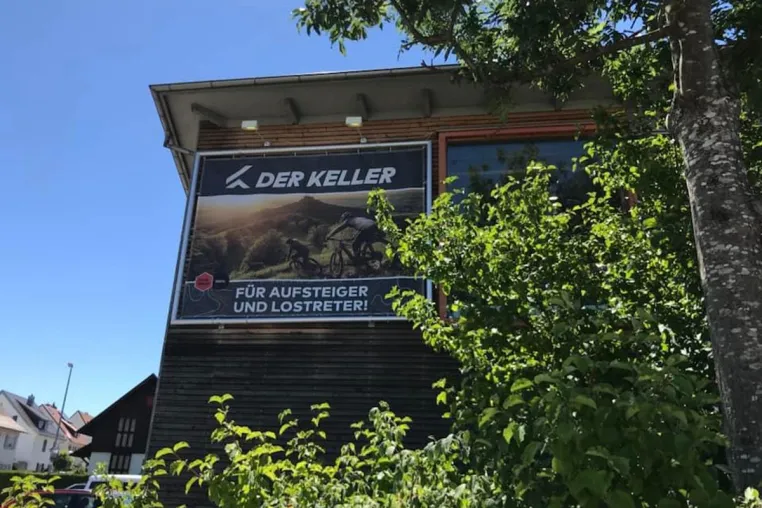 Bild: "Keller Fahrräder" / "Der Keller" - neue Werbung