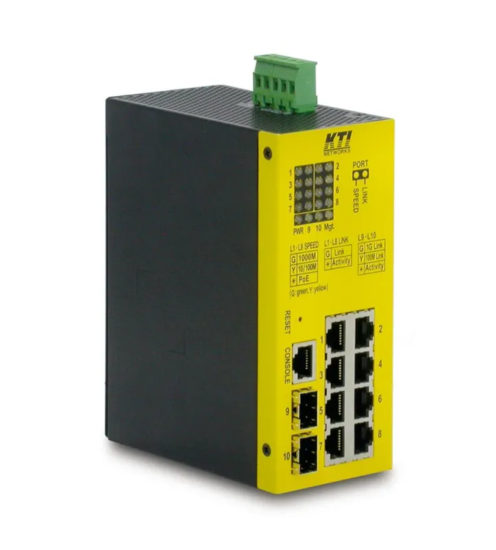 PoE-Switch und ?Aufwärtswandler?: der KGS-1064-HP von KTI