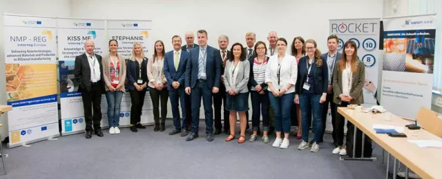 Bild: Internationaler Besuch zu europäischem Austausch im Cluster NMWP.NRW.
