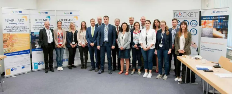 Bild: Internationaler Besuch zu europäischem Austausch im Cluster NMWP.NRW.