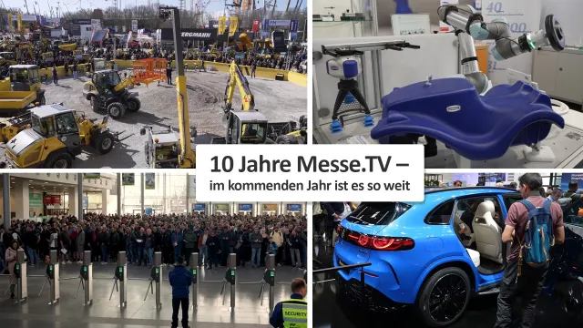 Messe.TV blickt auf zehn Jahre redaktionelle Messeberichterstattung Bild: Messe.TV blickt auf zehn Jahre redaktionelle Messeberichterstattung