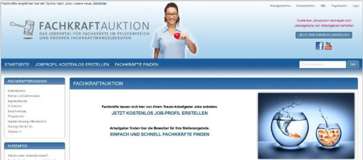 Fachkraftauktion.de - das neue Job-Ship-Portal