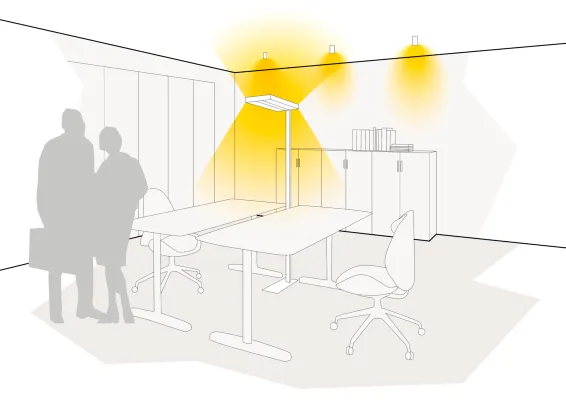Bild: Das richtige Licht für Ihr Arbeitszimmer