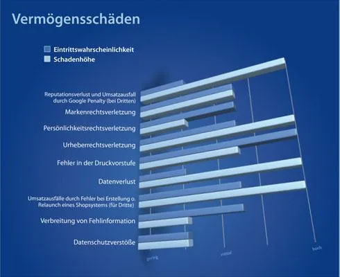 Bild: Infografik: Risiken für Social Media Marketer und Social Media Agenturen im weltweiten Netz