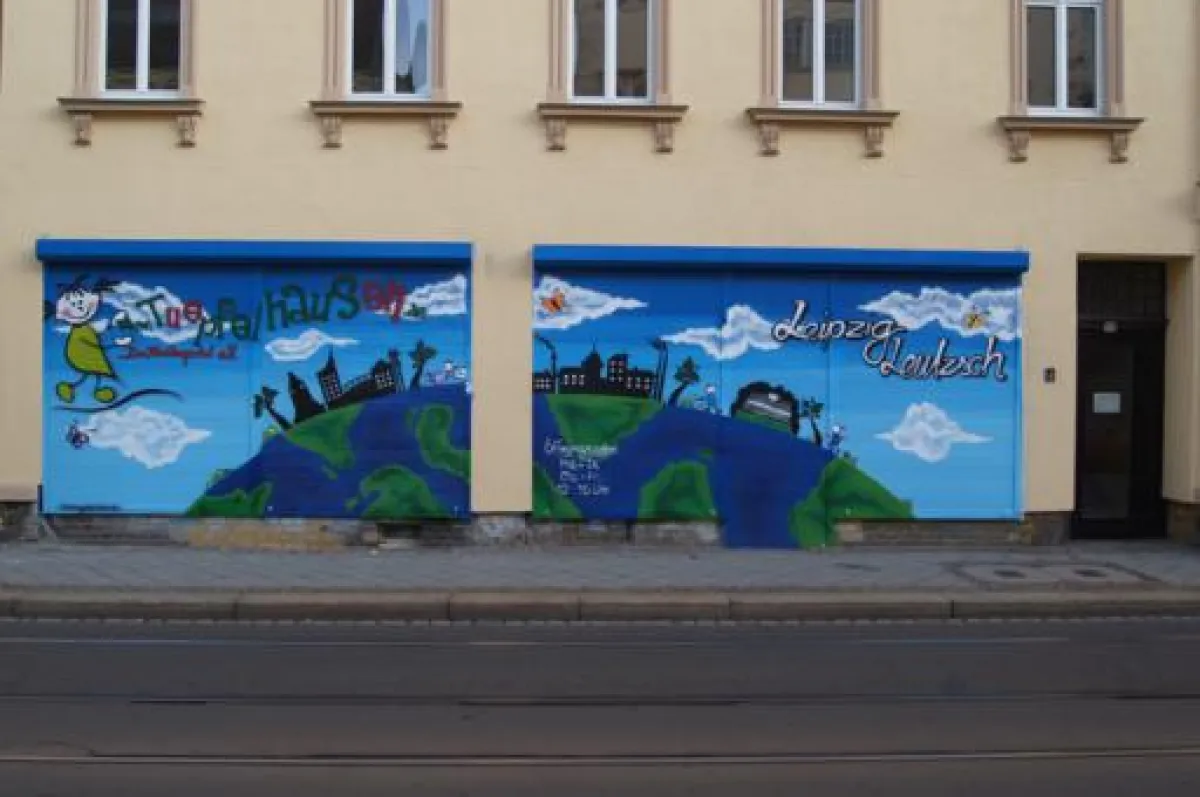 Ein neuer bunter Punkt in Leipzig-Leutzsch