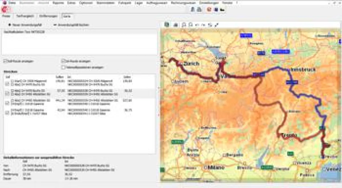 Tour-Nachkalkulation in C-Logistic