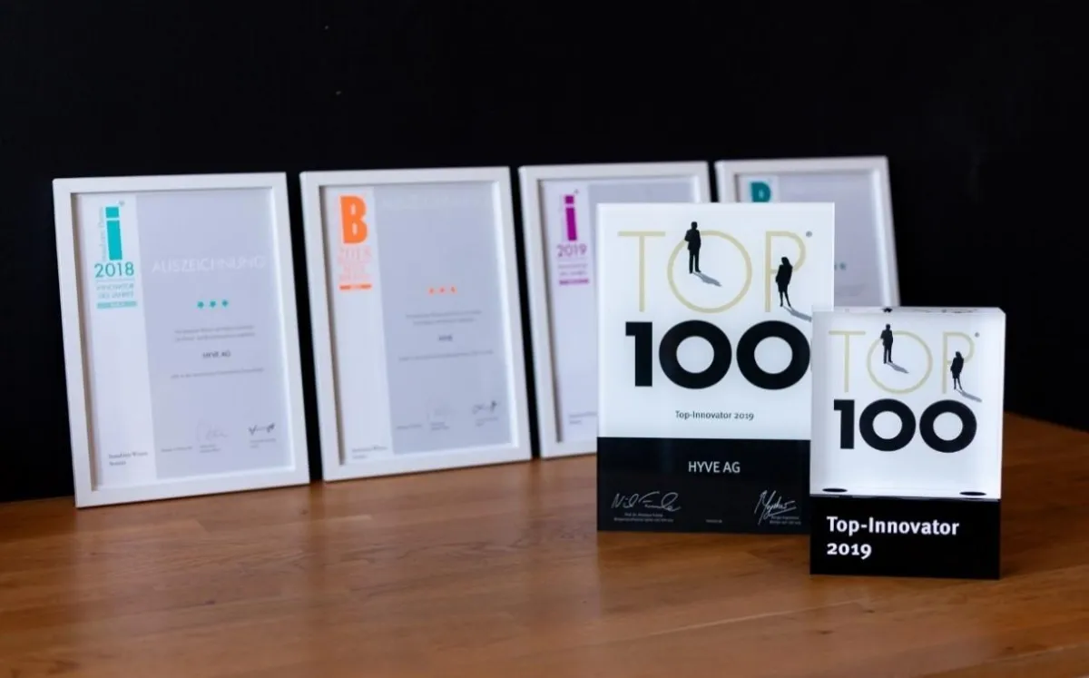 HYVE Auszeichnungen als führender Anbieter von Innovationsdienstleistungen