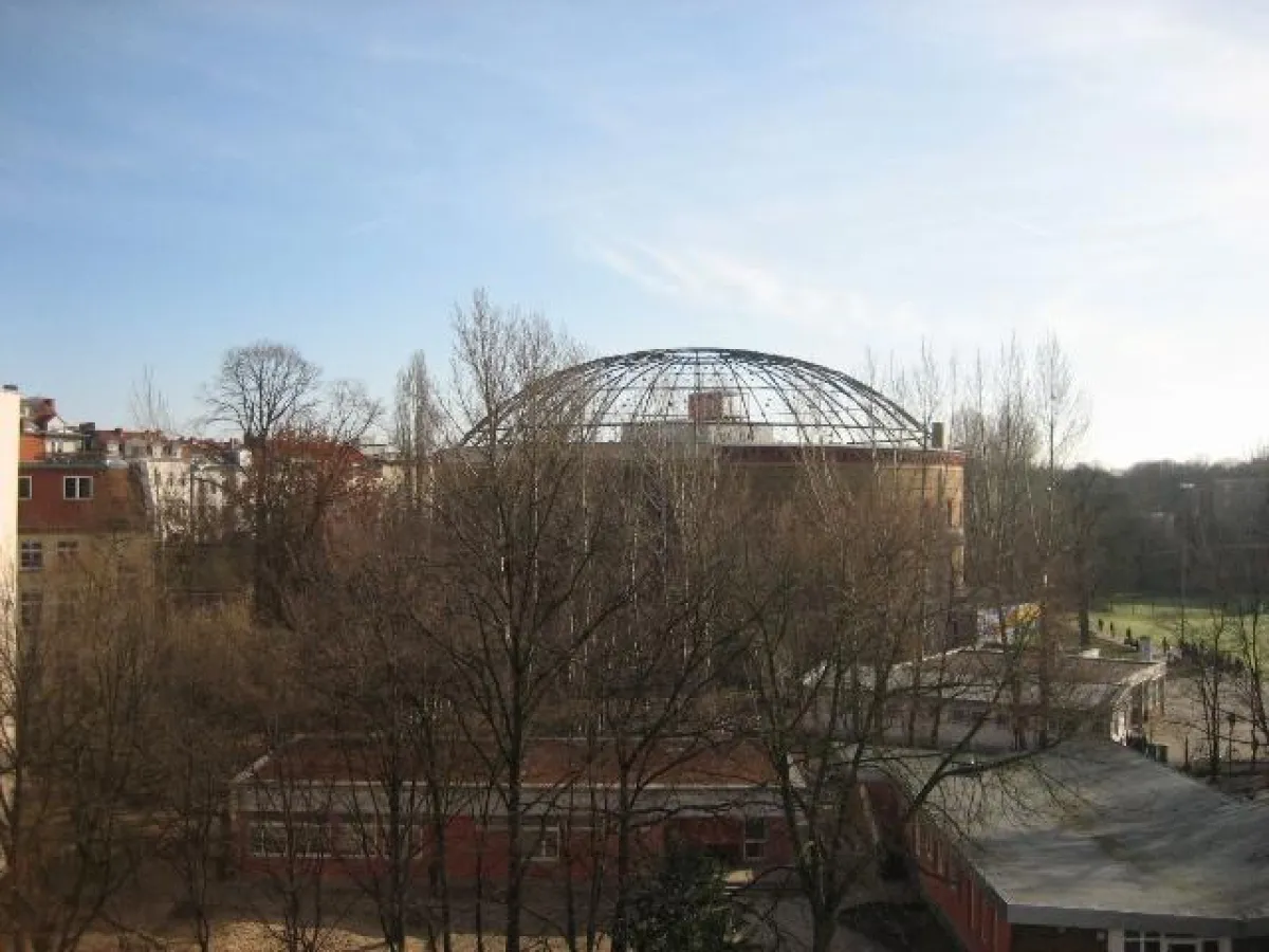 Gasometer Fichtebunker in Berlin-Kreuzberg.