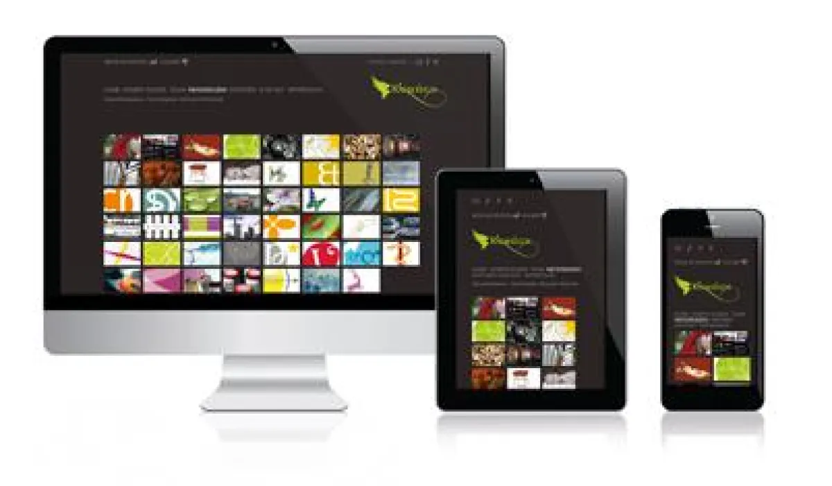 So geht Responsive Webdesign! Die Website passt sich automatisch jedem Endgerät an.