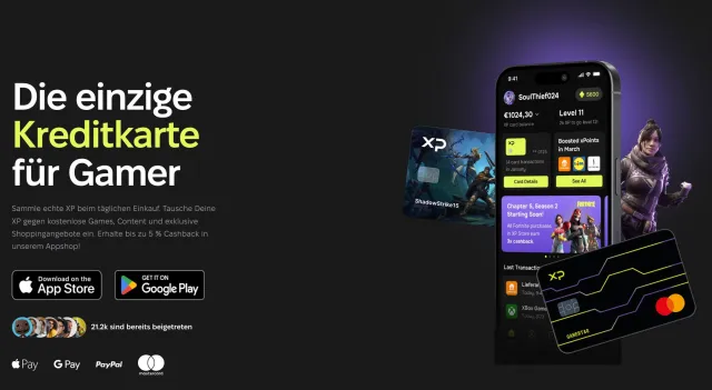 Bild: XP Card Technologies und Advanzia Bank launchen neue Kreditkarte mit Punktesystem für Gamer und GenZ