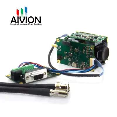 Bild: AIVION stellt das 3G/HD-SDI Interface Board der nächsten Generation für die Tamron Block Kamera MP1010M-VC vor