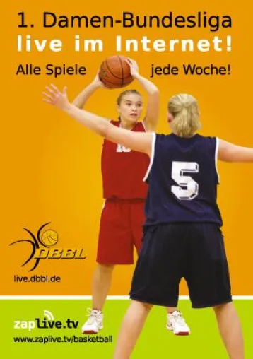 Weit über 10.000 Zuschauer verfolgten die Auftaktspiele der Damen Basketball-Bundesliga live im Internet Bild: Weit über 10.000 Zuschauer verfolgten die Auftaktspiele der Damen Basketball-Bundesliga live im Internet