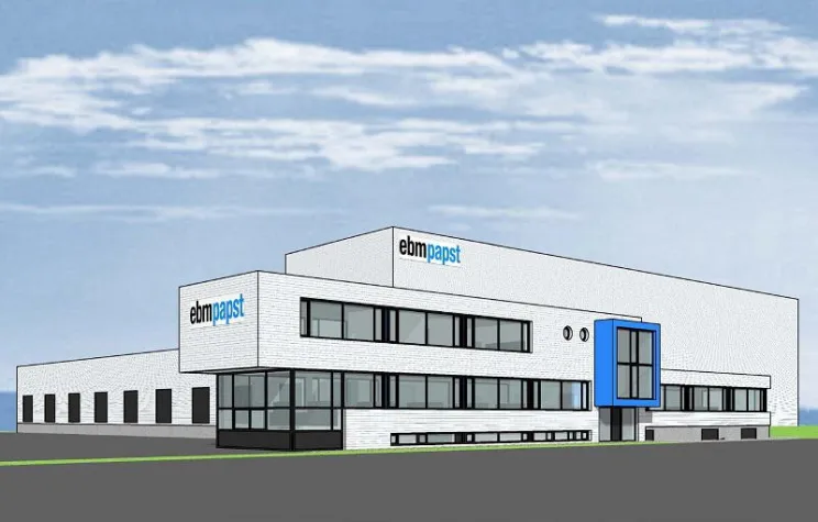 Bild: ebm-papst Landshut investiert 11,5 Millionen in den Bau eines neuen Logistikzentrums