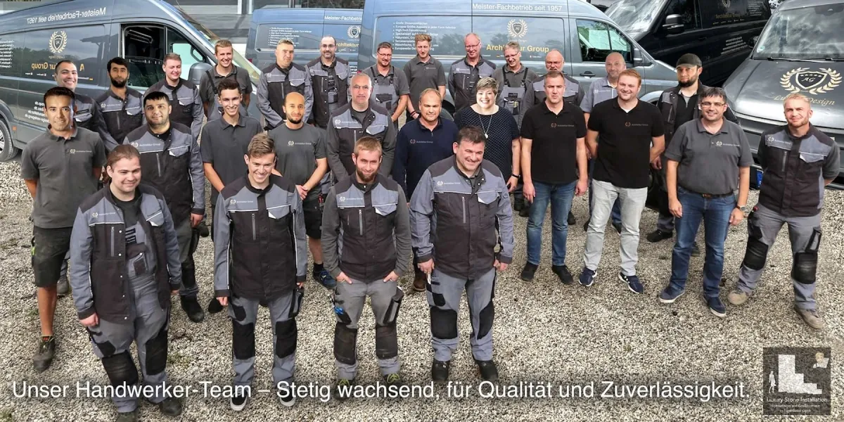 Handwerkerteam der Luxury Stone Installation GmbH (© Luxury Stone Installation GmbH)
