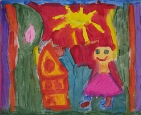 Bild: 200 Kinder der Kindergärten Finkenau e.V. zeigen Leinwandmalerei-Ausstellung in Hamburg-Barmbek