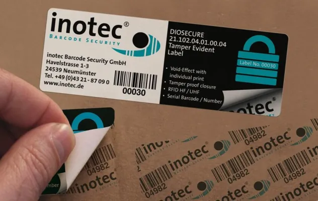 Bild: Sicherheitsetikett hilft, das Original von der Fälschung zu unterscheiden