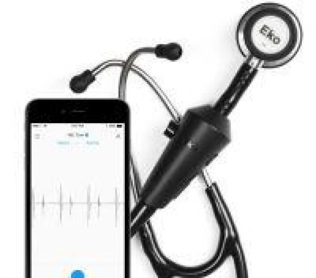 Der Verstärker für Herz- und Lungengeräusche kann mit Stethoskop und Smartphone verbunden werden. Foto: Starlight Enterprises Ltd